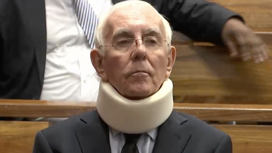 Michael Lomas in court.