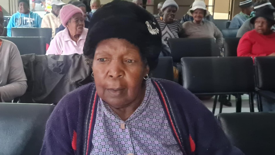 Peggy Khoza a Sassa beneficiary says her grant money helps her meet her needs /eNCA Essence Manzini 