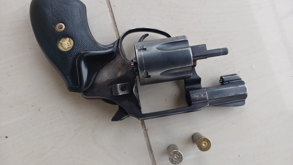 One of the recovered firearms. Supplied