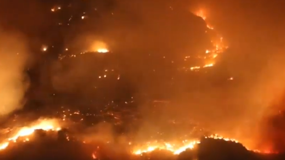 table mountain fires