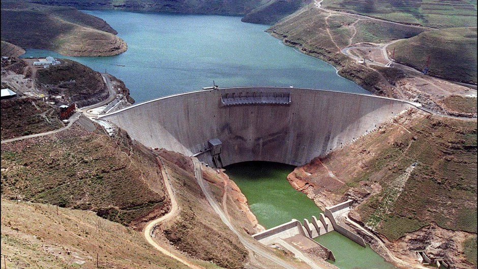 Lesotho's Katse Dam which forms part of the Lesotho Highlands Water Project. AFP/Walter Dhaladhla
