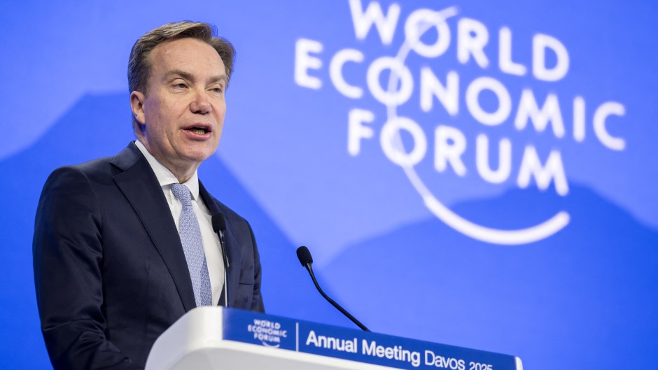 World Economic Forum President and CEO Borge Brende speaks