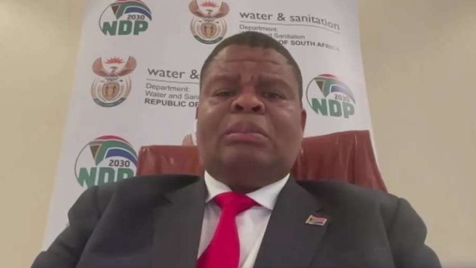 Deputy Minister of Water and Sanitation, David Mahlobo