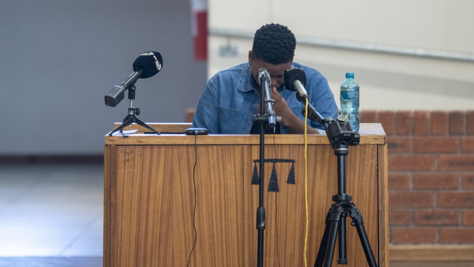 Lourentia Lombaard testifies during the Joshlin Smith trial. Gallo Images/Die Burger/Jaco Marais