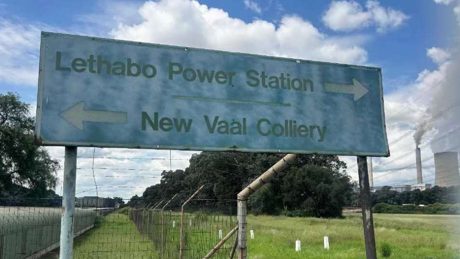 Lethabo power station sign