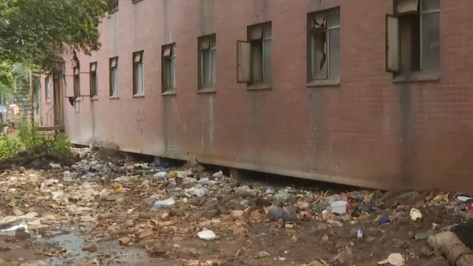 Pretoria hijacked building