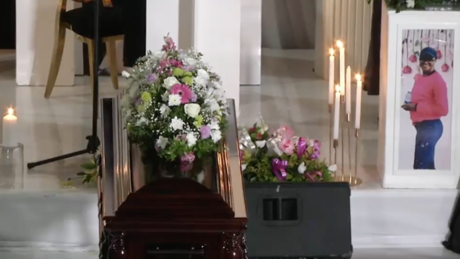 Pamela Mabini was shot and killed while sitting in her car a  week ago. 