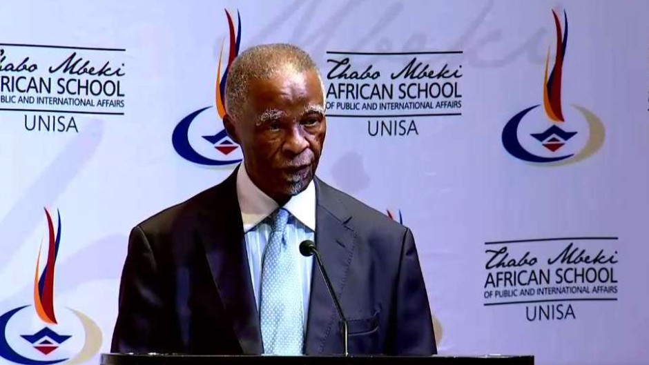 Former president Thabo Mbeki