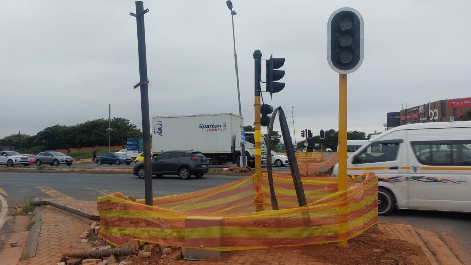 Traffic lights in Joburg