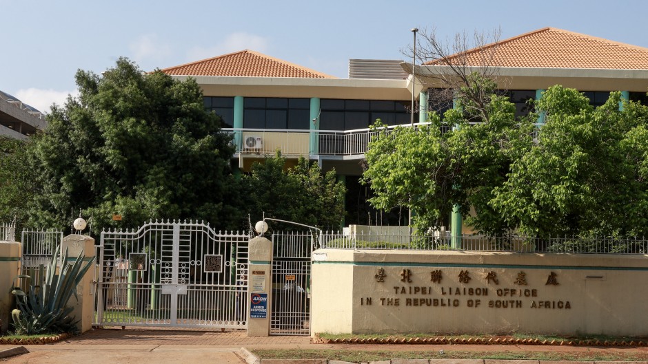 Taiwan's liaison office situated in Hatfield, Pretoria. AFP/Phill Magakoe
