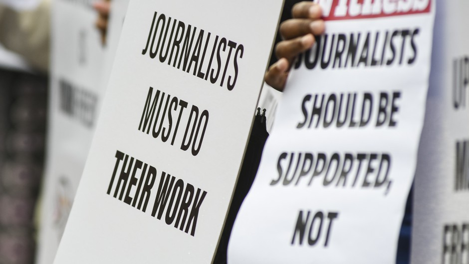 File: Participants of a SANEF picket. Gallo Images/Darren Stewart