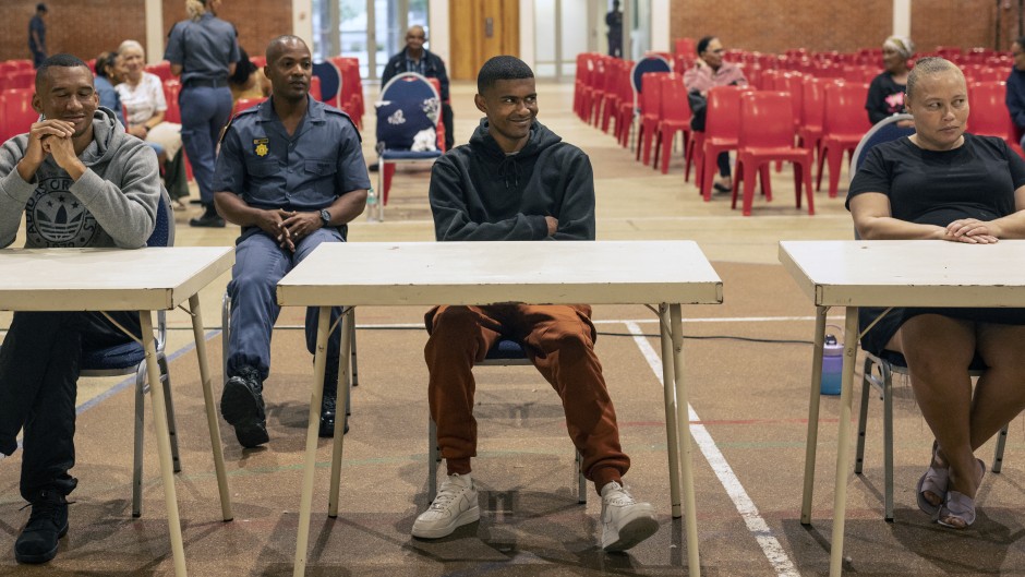 Jacquen (Boeta) Appollis, Steveno van Rhyn and Kelly Smith during the Joshlin Smith trial. Gallo Images/Brenton Geach