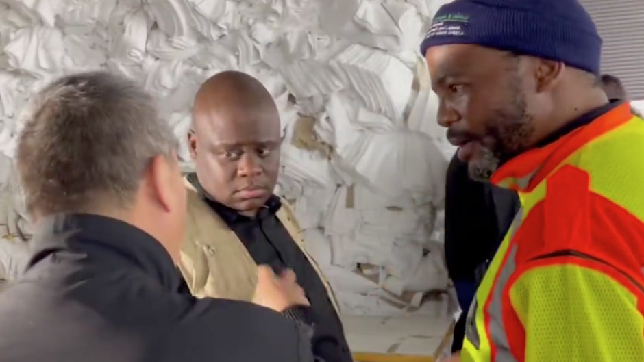 Officials are checking for labour law compliance and undocumented foreign nationals at the industrial park. eNCA/Dasen Thathiah