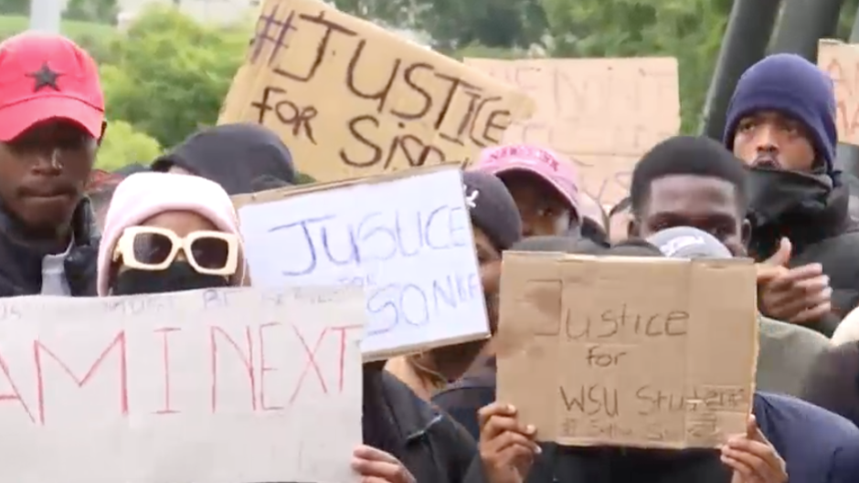 Angry students have accused the university of trying to cover up.