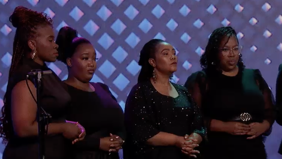 Some of the Joyous Celebration members.