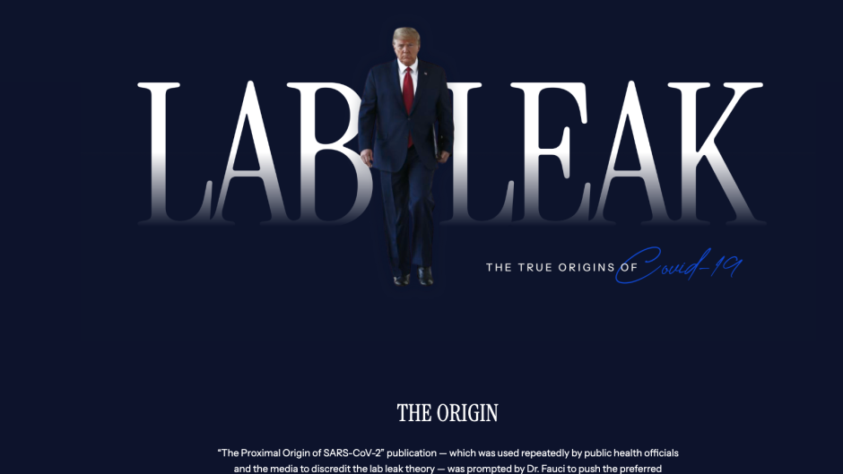 The photo on the White House page.