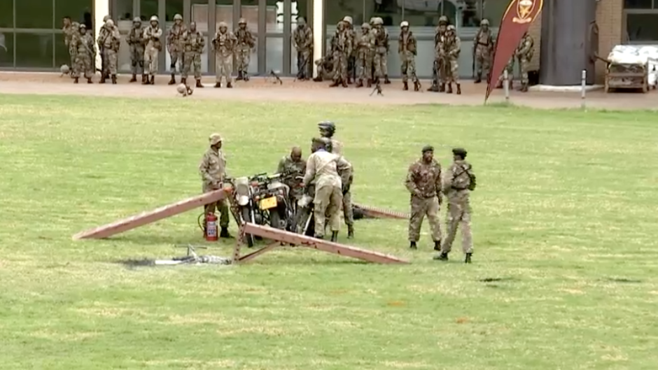 The SANDF display at the Rand Show.