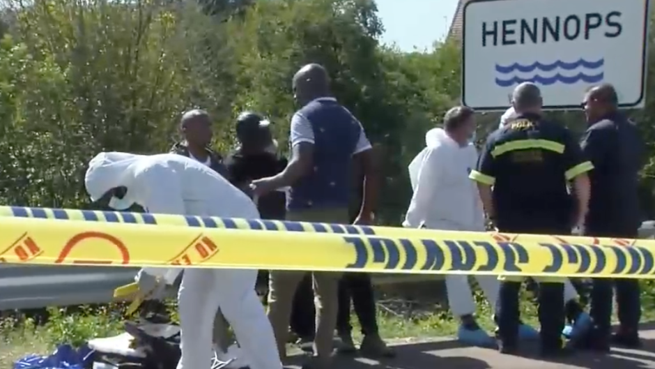 The scene at Hennops River. 