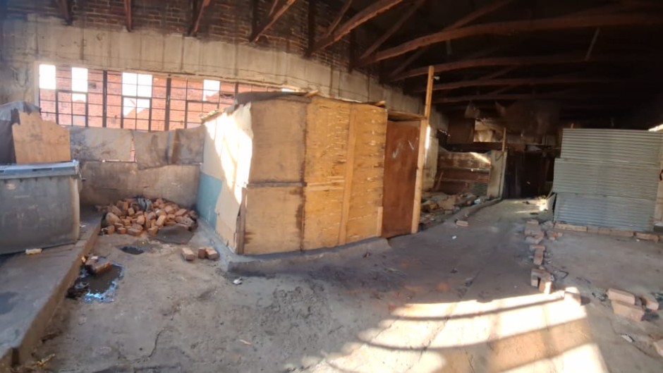 Inside one of the hijacked buildings in Pretoria. eNCA/Hloni Mtimkulu