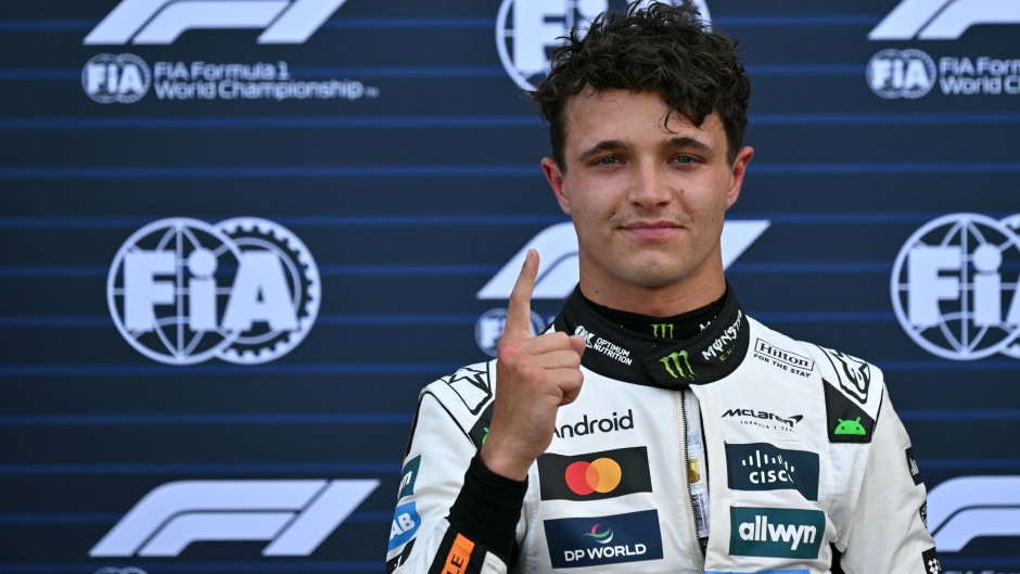 McLaren's British driver Lando Norris. AFP/Andrej ISAKOVIC