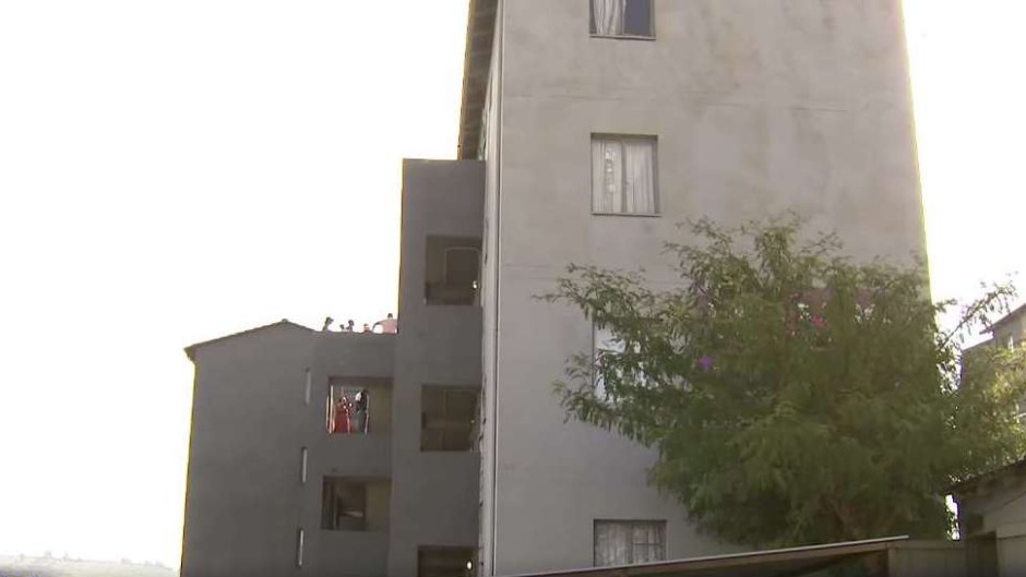 Jayden Lee Meek's apartment block building