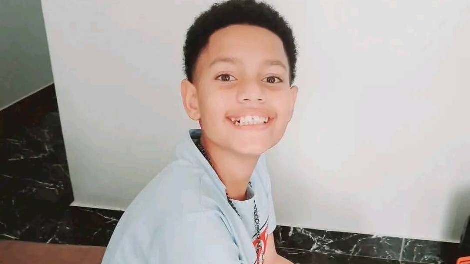 Jayden-Lee Meek, 11, body was found on the staircase of the complex where his family lives in Fleurhof, West Rand of Johannesburg, on 14 May 2025.