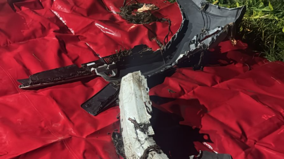 Some of the vehicle parts that were recovered. Twiter/@SAPoliceService