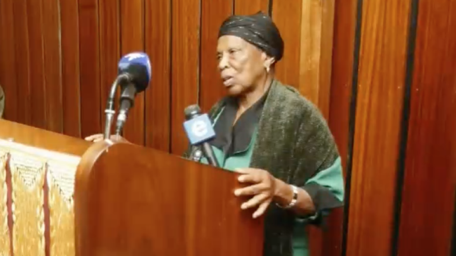 Struggle veteran Gertrude Shope.