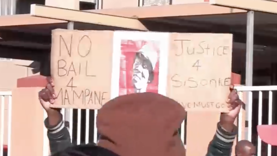 Manelisi Mampane is accused of killing student Sisonke Mbolekwa. 