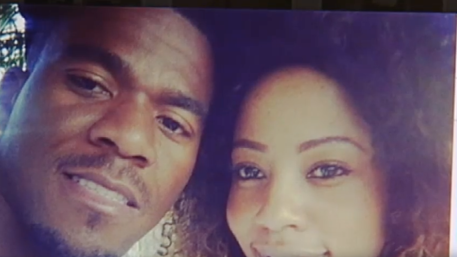 Senzo Meyiwa and Kelly Khumalo 