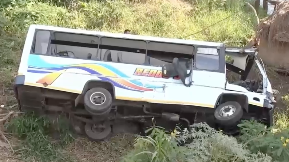 The scene of the oThongathi bus crash.