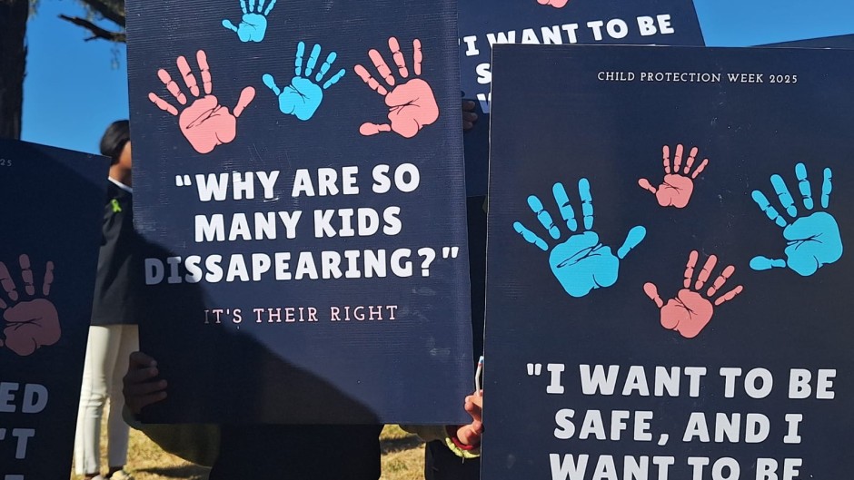 Children took centre stage at a march organised by the Gauteng Social Development Department to the Constitutional Court. eNCA/Hloni Mtimkulu