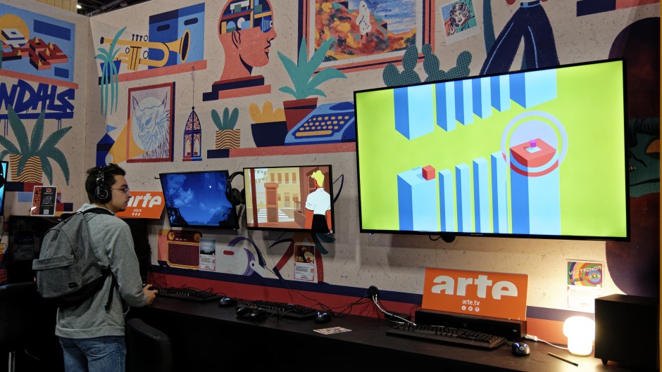 French-German TV channel ARTE. Daniel Pier/NurPhoto via AFP