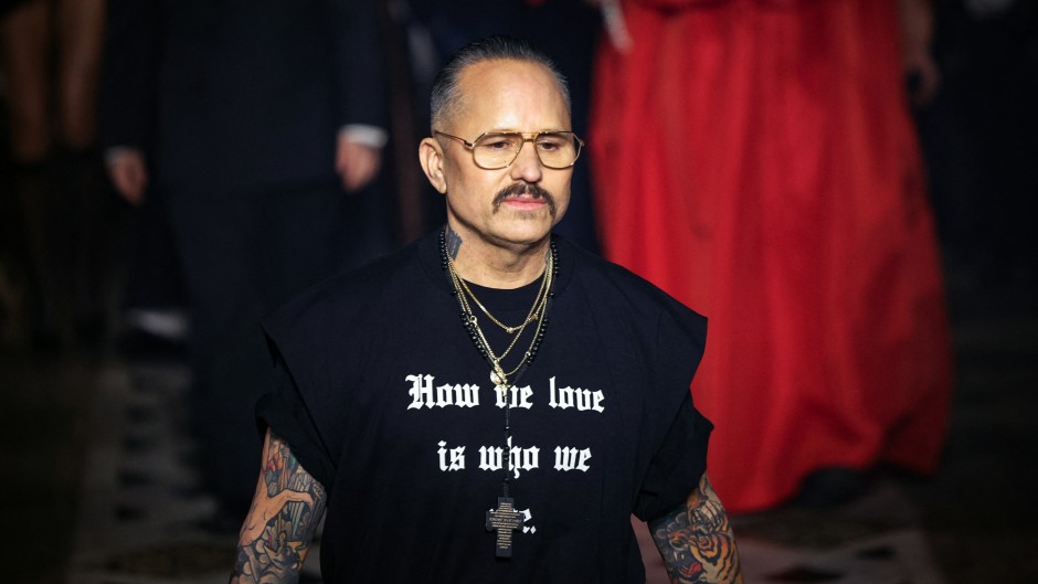 Mexican American designer Willy Chavarria. AFP/Geoffroy van der Hasselt