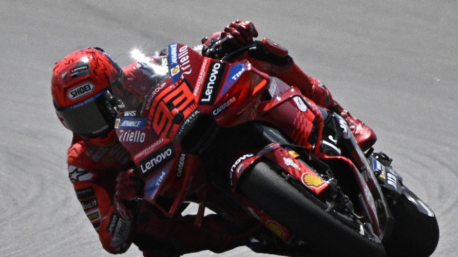Team Ducati Lenovo Team's Marc Marquez. AFP/Jose Jordan