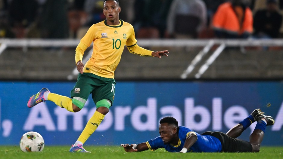 Relebohile Mofokeng of Bafana Bafana. BackpagePix/Alche Greeff