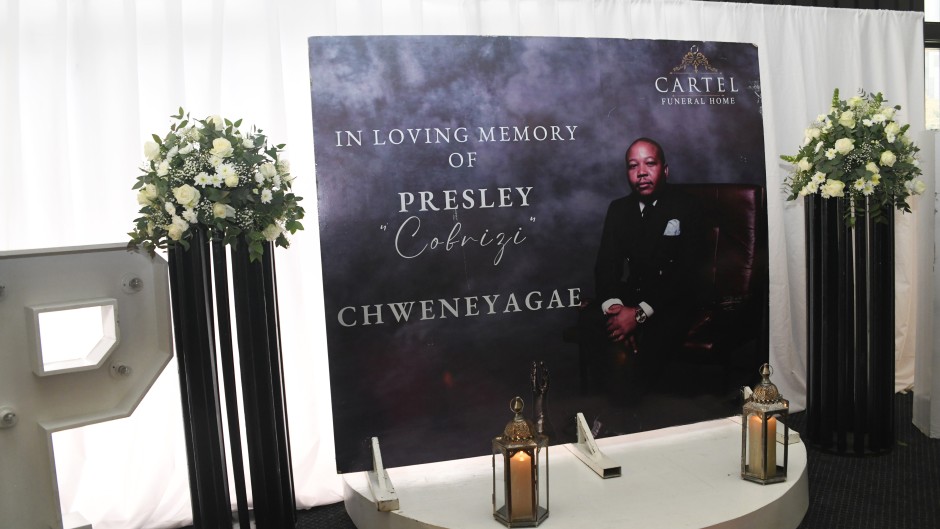 The memorial service of actor Presley Chweneyagae at State Theatre. Gallo Images/Frennie Shivambu