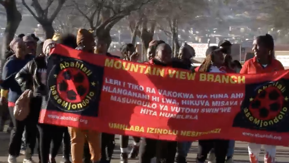 Some of the marchers.