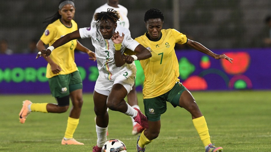 South Africa were pushed all the way by Senegal. BackpagePix/Sydney Mahlangu