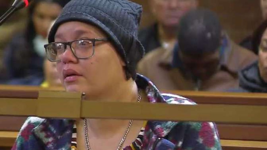 Tiffany Meek in court on Monday.