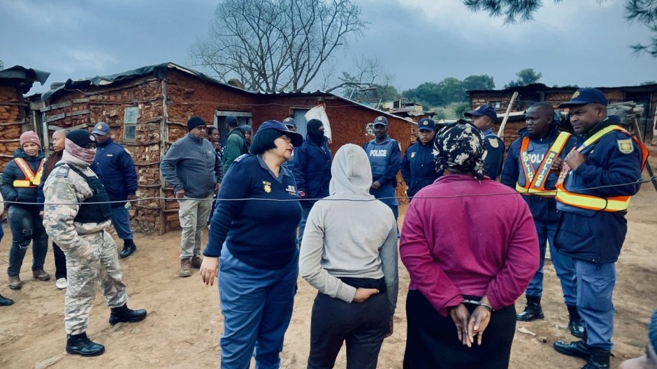 A 43-year-old woman is among those arrested during an early morning raid in Greytown. - SAPS