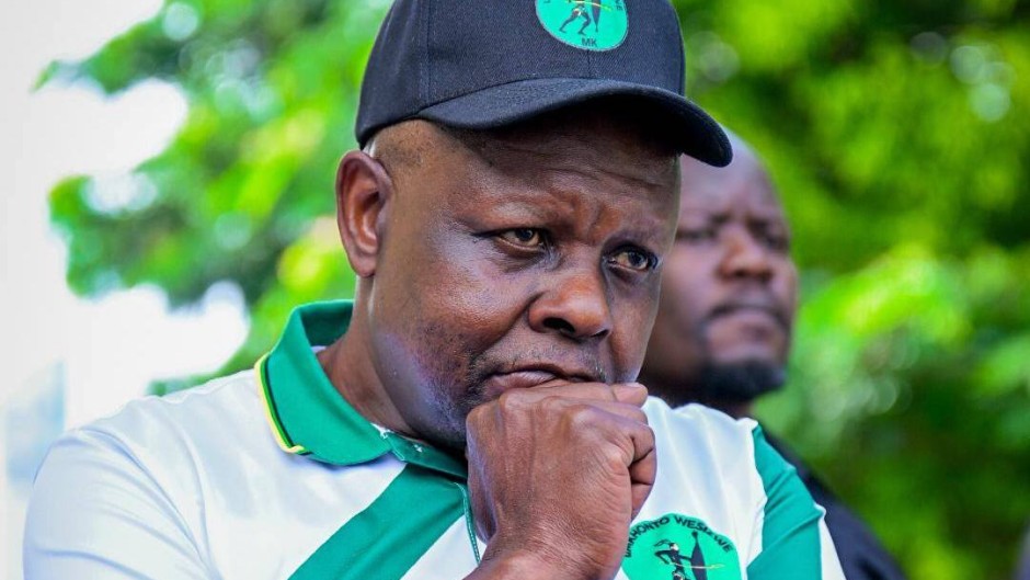 John Hlophe in MK party regalia