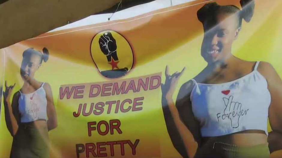 Pretty Mahlangu memorial poster