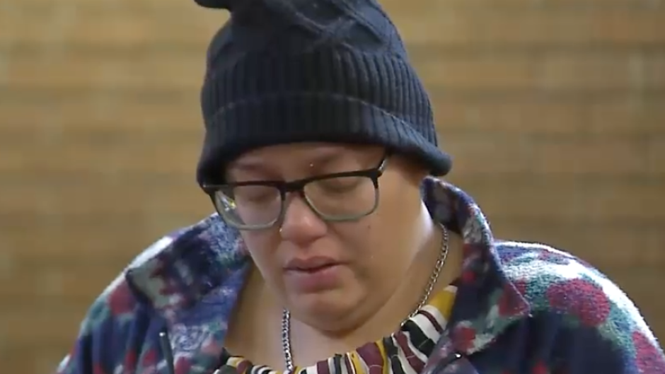 Tiffany Meek in court.