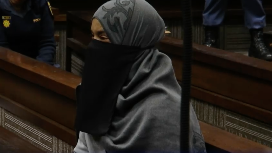 Sameemah Jacobs in court.