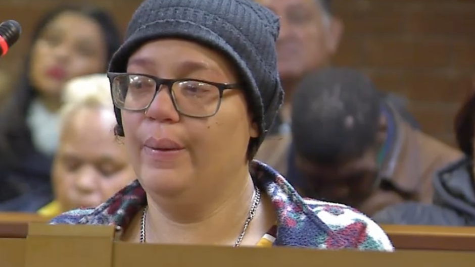 Tiffany Meek in court.