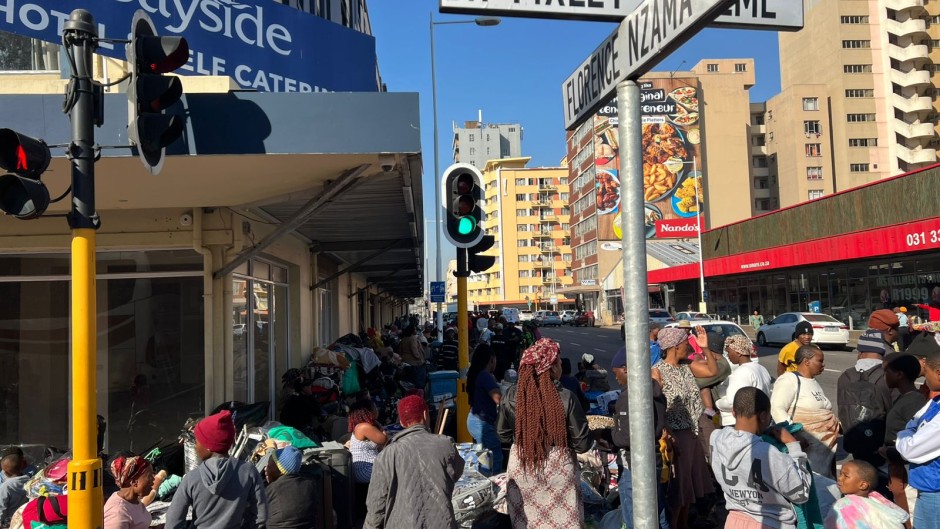 Durban flood survivors sleeping on the streets/ Zanele Buthelezi 