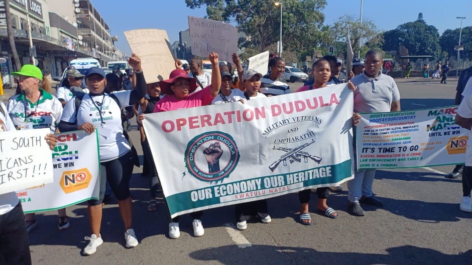 Operation Dudula is marching in Durban and Joburg, continuing its call to bar undocumented migrants from using public services.