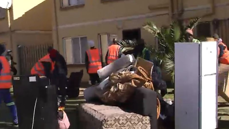 City evicts illegal occupants 