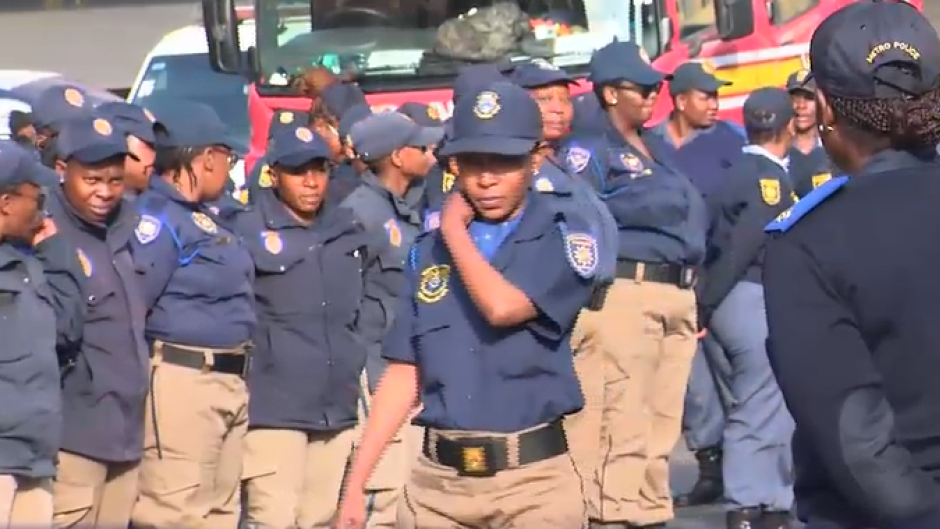 JMPD Women's March / eNCA